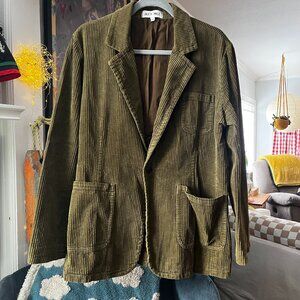 Alex Mill Frankie Blazer Olive Green NWOT XXL